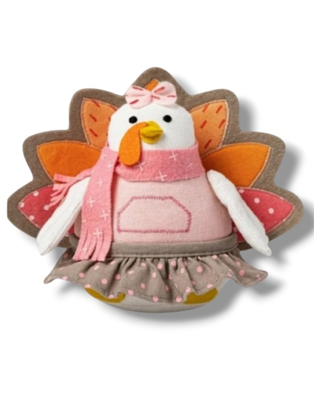 Target Home Decor Girl Turkey Thanksgiving Tabletop Doll Fall Autumn